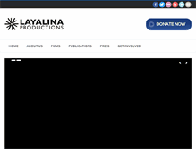 Tablet Screenshot of layalina.tv